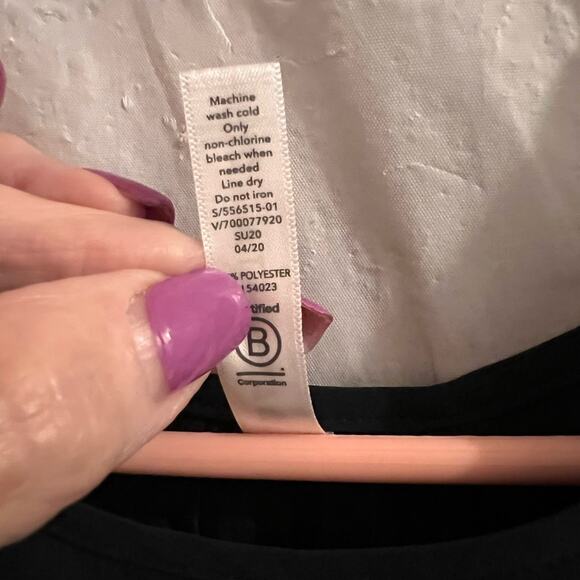 Athleta navy blue sojourn tank pleated racer back size xs - Picture 7 of 8